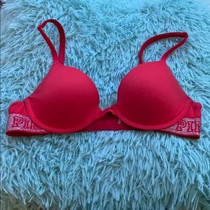PINK BRA! Red color and size 32A